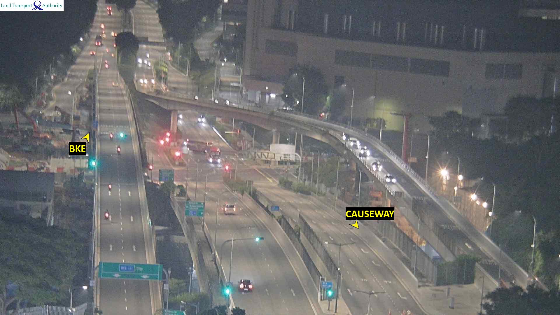 Woodlands JB → SG traffic camera — WCP (Towards BKE)